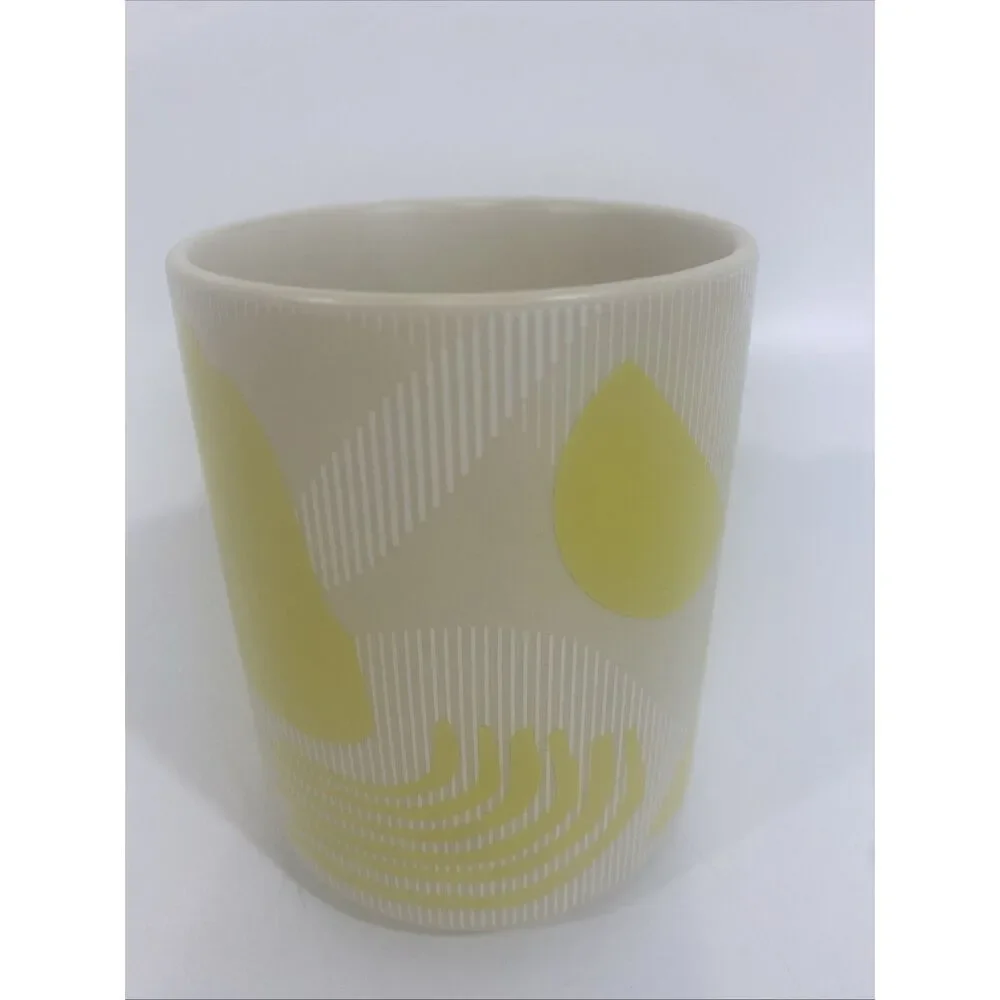 2018 STARBUCKS Reserve Cream Yellow African Map Mug 12 oz‎